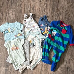 Bundle of baby Disney clothes